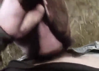 Lady's man is a farmer who fucks goats just about POV so hard